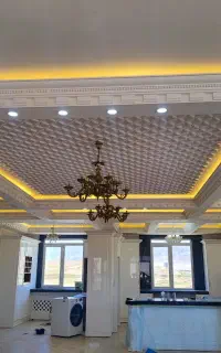 گچبری، ابزارزنی و کناف گچی حرفه‌ای