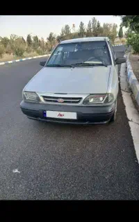 پراید مدل 84 نقره ای