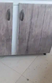 سینگ همراه با کابینت ظرف شویی وآبچکان و هود