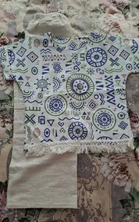 لباس دخترانه دو دست
