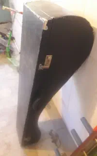 جعبه چرم جای گیتار