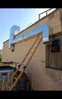 کانالسازی کانال کولر متری۵۵۰. زانو استاندارد.دریچه