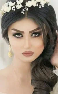 عروس،شینیون ومیکاپ،شیدینگ لب،فیبرز ابرو