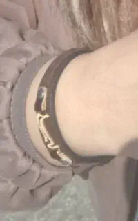 دستبند طلای چرم