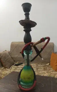 قلیان سه تیکه چوبی