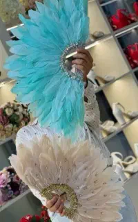 گوشواره،بادبزن،گل جاودان(لوکس لند)