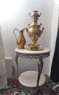 میز و سرویس سماور ذغالی