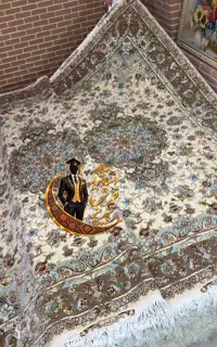 فرش جفت۶متر۴۰رج صادقی تبریز (اقساط بدون بهره)
