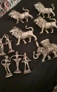 مجسمه شیر برنز