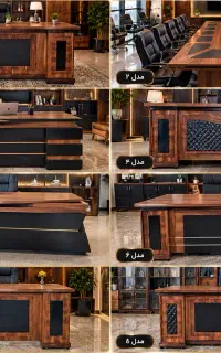 میز و صندل و ست مبلمان و تجهیزات مدیریتی و اداری