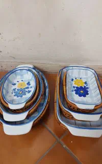 سوفله خوری و تابه  شعله مستقیم  گل پنبه ای