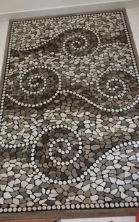 دو فرش ترک مخملی و ماکارانی