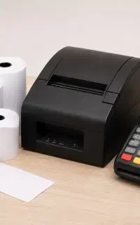 رول فیش پرینتر ۸ سانتی + رول دستگاه کارتخوان