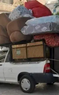 حمل بار باربری با وانت کرایه منصفانه کارگر۲۴ساعته