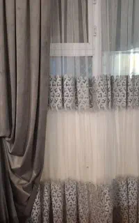 پرده دوتخته در عرض 3 وارتفاع ۲/۷۳