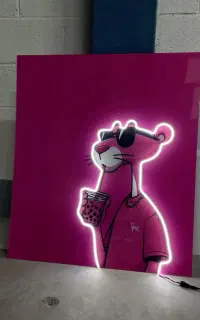 ساخت عنوان تابلو نئون