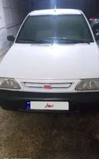 پراید سفید مدل 93رنگدار