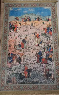 قالیچه ماشینی مینیاتوری ۸۰در۱۲۰