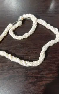 گردنبند مرواریدی اصل بدون دستبند