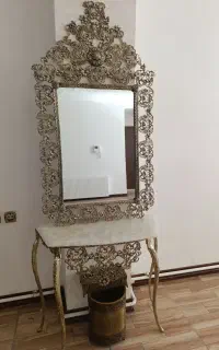 آینه کنسول برنجی