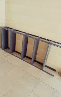 قفسه آهنی 5 طبقه رنگ کوره