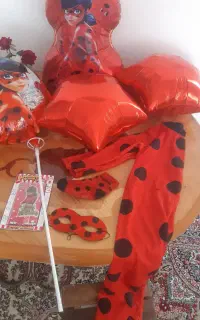 لباس وبادکنک دختر کفشدوزکی