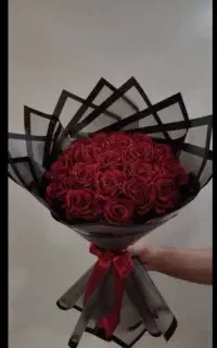 دسته گل روبانی
