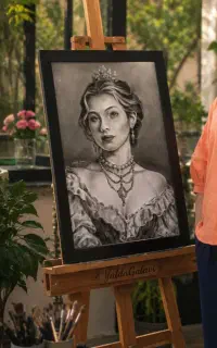 سفارش چهره سیاهقلم