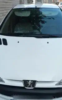 ۲۰۶تیپ ۲ سفارشی داخل چرم سفید