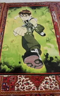 فرش اطاق کودک  پسرانه بن تن