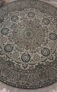 فرش گرد ماشینی
