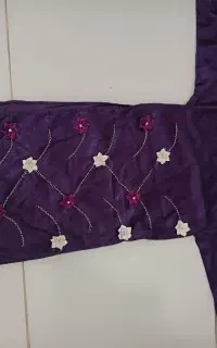 پیرن محلی در حد نو رنگ بادمجانی