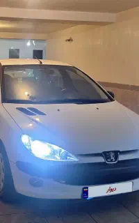 پژو 206 تیپ 2 سفید مدل 1397