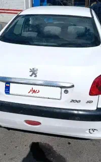 خودرو 206 اس دی وی8 مدل 95 کم کار ترتمیز