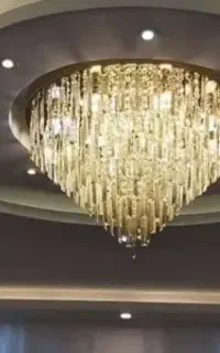 حراج لوستر کنترلی با رقص نور(کارخانه لوستر سارینا)