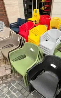 میز غذاخوری صندلی پلاستیکی