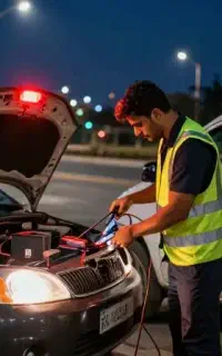 روشن کردن ماشین در محل - باتری به باتری فوری کرج