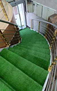 نصاب انواع کفپوش PVC چمن مصنوعی و موکت