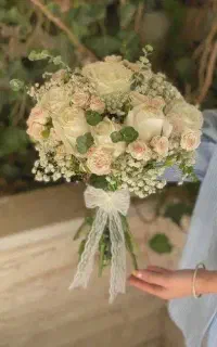 دسته گل ماشین عروس لوکس خاص ووشه