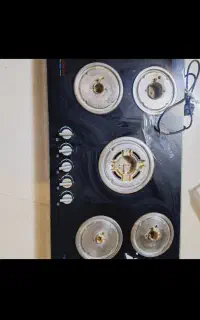 گاز صفحه ای مشکی