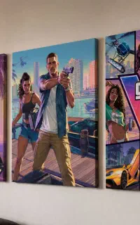 قاب عکس و تابلوهای بازیGTA6 RDR2 GAMING TRADING