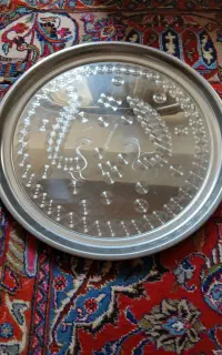 سینی استیل قدیمی کاملا نو