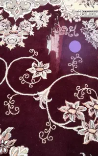 یک عدد فرش ۱۲ متری   رنگ زرشکی