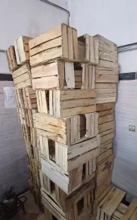 جعبه چوبی انگور /سبد انگور دیم