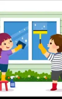 خانم جهت نظافت