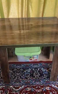میز ام دی اف قهوه ای کاملا سالم درحدنو