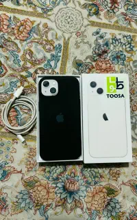آیفون 13نرمال سفید درحدصفر