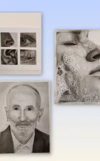 سفارش نقاشی چهره سیاه قلم