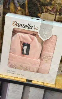 حوله تن پوش نیم ست عروس(نو)