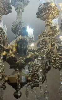 لوستر برنز 6 شاخ